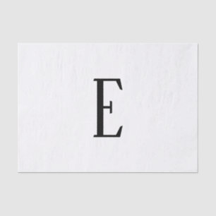 Papier Mousseline Toute lettre Couleurs noires et blanches ou do-i