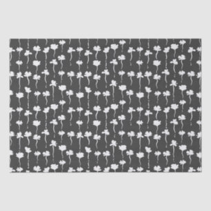 Papier Mousseline Traces florales