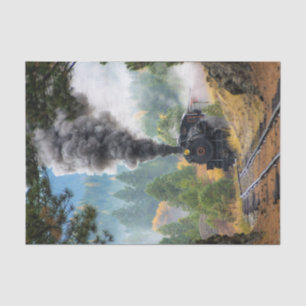 Papier Mousseline Train 19
