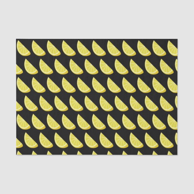 Papier Mousseline Tranche de citron (Recto)