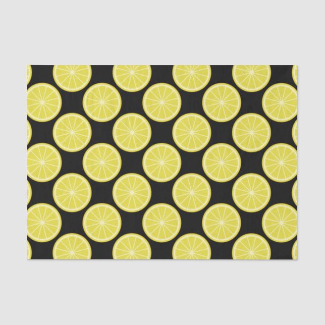 Papier Mousseline Tranche de citron (Recto)