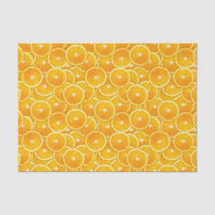 Papier Mousseline Tranches orange