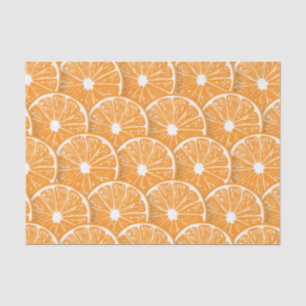 Papier Mousseline Tranches orange