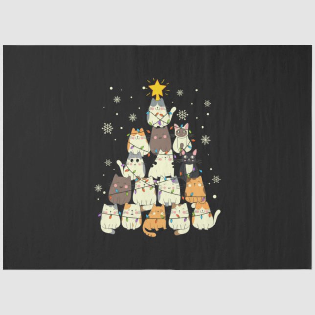 Papier Mousseline Tree de Merry Xmas (Recto)