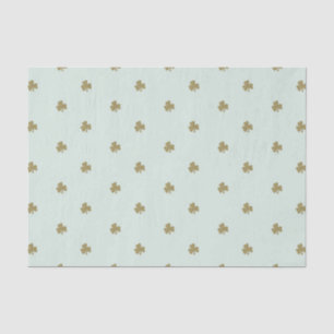 Papier Mousseline Trèfle à quatre feuilles, Chanceux en amour, Paill