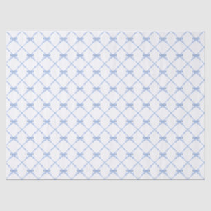 Papier Mousseline Trellis en bambou bleu avec les vaches