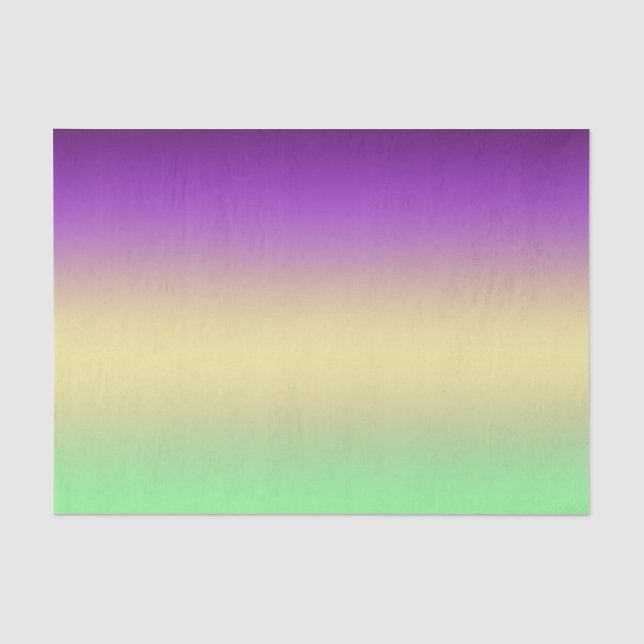 Papier Mousseline Trendy foncé violet clair jaune dégradé vert (Recto)