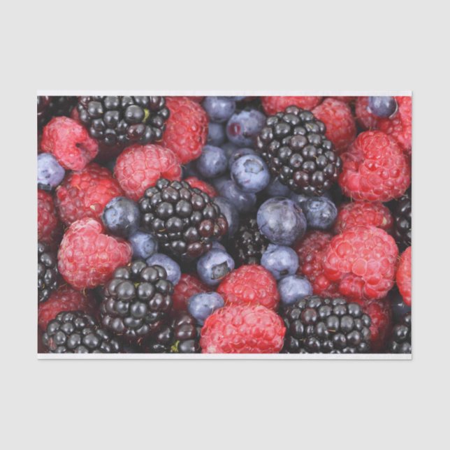 Papier Mousseline Très Berry (Recto)