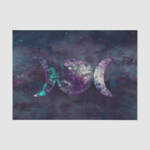 Papier Mousseline Triple Moon Goddess Luna Universe Party Packaging