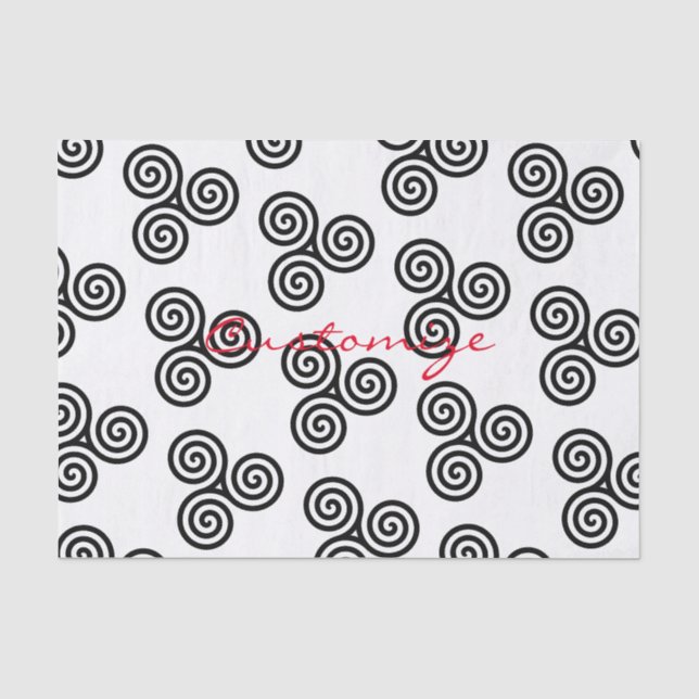 Papier Mousseline Triple spirale noire Thunder_Cove (Recto)
