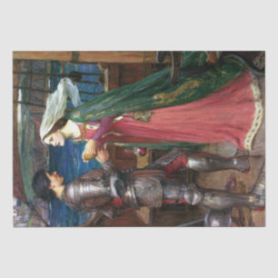 Papier Mousseline Tristan et Isolde par John William Waterhouse