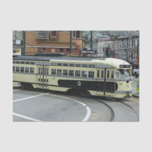 Papier Mousseline Trolley de San Francisco