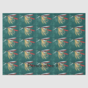 Papier Mousseline "Truite fin", mouche mouillée, attache de mouches,