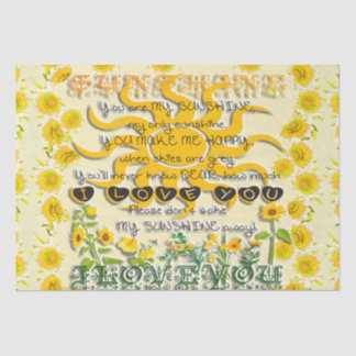 Papier Mousseline Tu Es Mon Soleil 