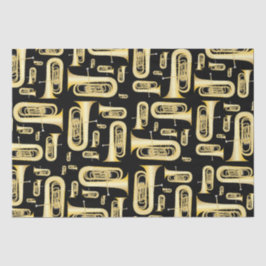 Papier Mousseline Tuba Musicien bande Enseignant Tissu Papier