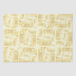 Papier Mousseline Tuba Musicien bande Enseignant Tissu Papier