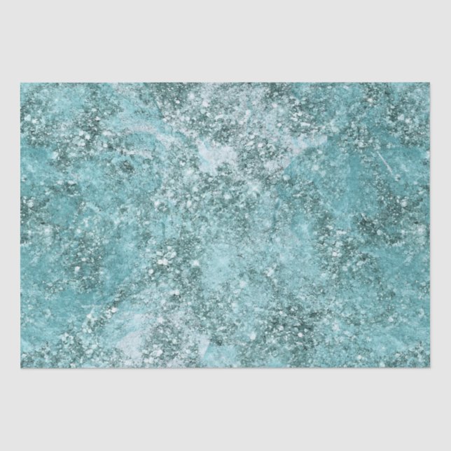 Papier Mousseline Turquoise (Recto)