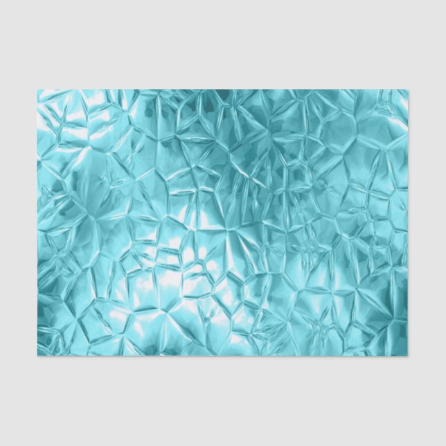 Papier Mousseline Turquoise,métallique,belle,élégante,moderne,tendan (Recto)
