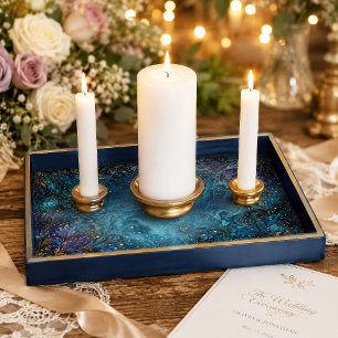 Papier Mousseline Turquoise Or Celeste Filigrane Tourbillon