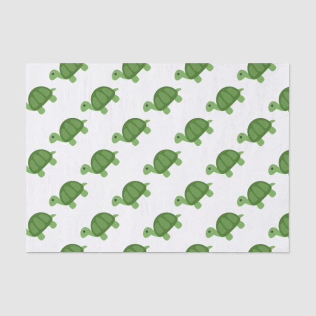 Papier Mousseline Turtle Emoji (Recto)