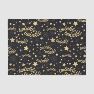 Papier Mousseline Twinkle Twinkle Motif transparent