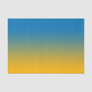Papier Mousseline Ukraine, couleurs de la liberté