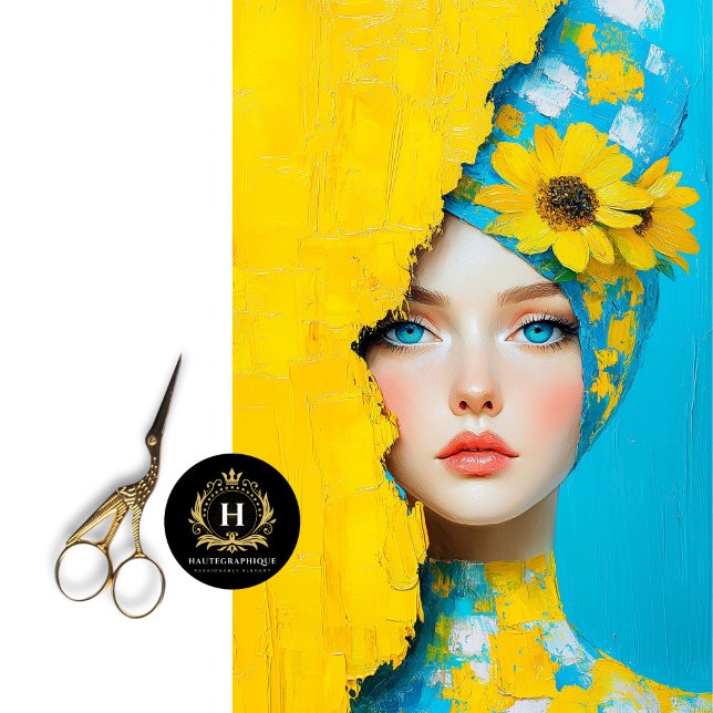 Papier Mousseline Ukraine Tournesol Force Activisme politique (Créateur téléchargé)