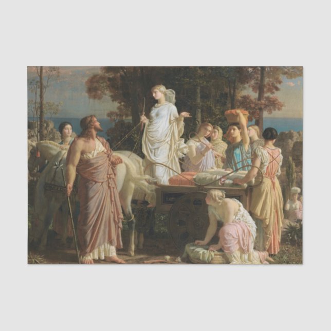 Papier Mousseline Ulysses et Nausicaa par Charles Gleyre (Recto)
