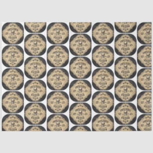 Papier Mousseline Un apothecaire et poteau Étiquette série Design 8