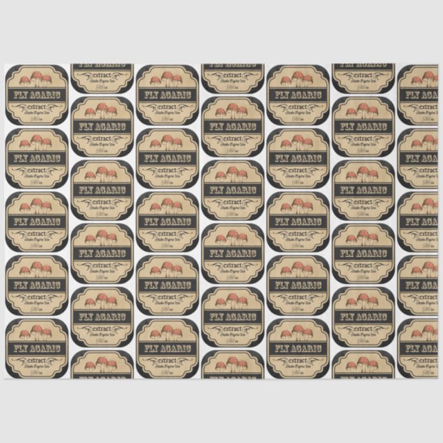 Papier Mousseline Un apothecaire et potion Étiquette série Design 15 (Recto)