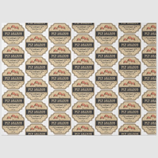 Papier Mousseline Un apothecaire et potion Étiquette série Design 25 (Recto)