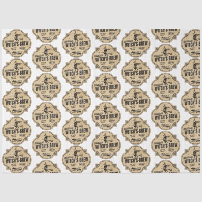 Papier Mousseline Un apothecaire et potion Étiquette série Design 28 (Recto)