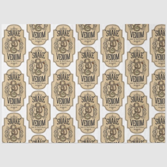 Papier Mousseline Un apothecaire et potion Étiquette série Design 33 (Recto)