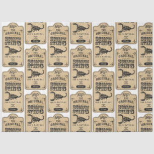 Papier Mousseline Un apothecaire et potion Étiquette série Design 34