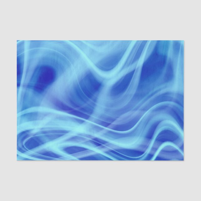 Papier Mousseline Un brouillard bleu mystique (Recto)