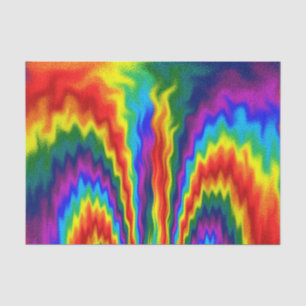 Papier Mousseline Un feu dans un arc-en-ciel