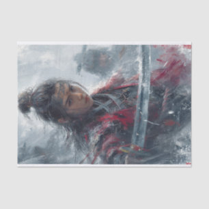 Papier Mousseline Un guerrier effrayant