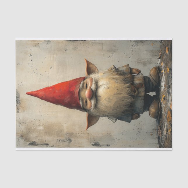 Papier Mousseline Un petit Gnome sucré dans un style désossé (Recto)
