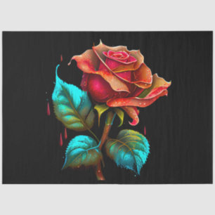 Papier Mousseline Un Rose d'aquarelle Clipart Series Design 9