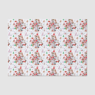 Papier Mousseline Un très joyeux Noël canin