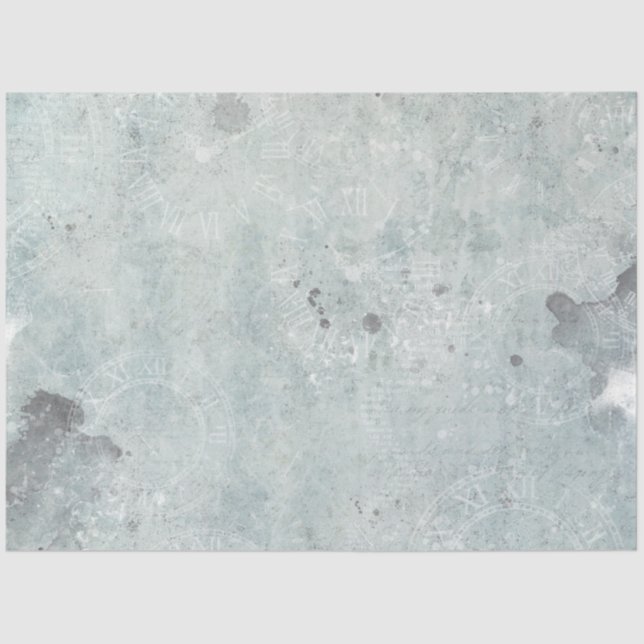 Papier Mousseline Une Alice bleue au pays des merveilles Conception  (Recto)