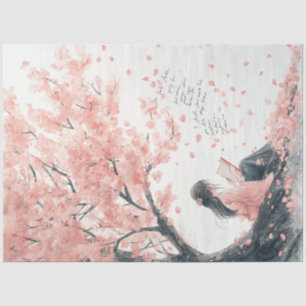 Papier Mousseline Une Cerise Blossom Dreamy Girl Series Design #2