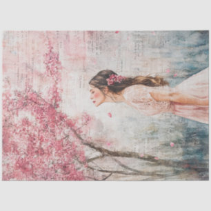 Papier Mousseline Une Cerise Blossom Dreamy Girl Series Design #3
