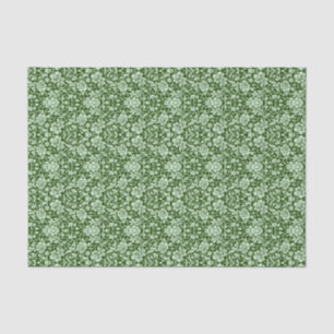 Papier Mousseline Une damassé florale antique