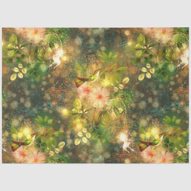 Papier Mousseline Une fée dans le jardin Série Design 15 (Recto)