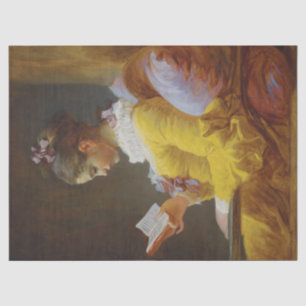 Papier Mousseline Une femme en train de lire