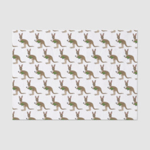 Papier Mousseline Une jolie illustration de kangourou australien