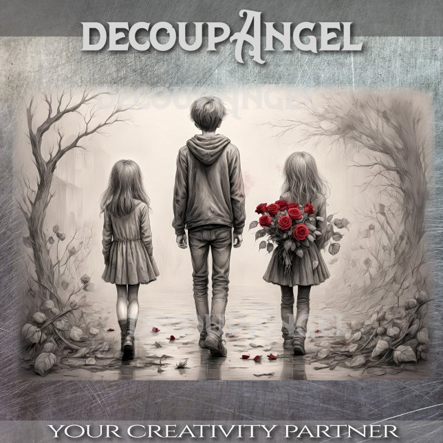 Papier Mousseline Une obligation silencieuse - Découpage - (Créateur téléchargé)