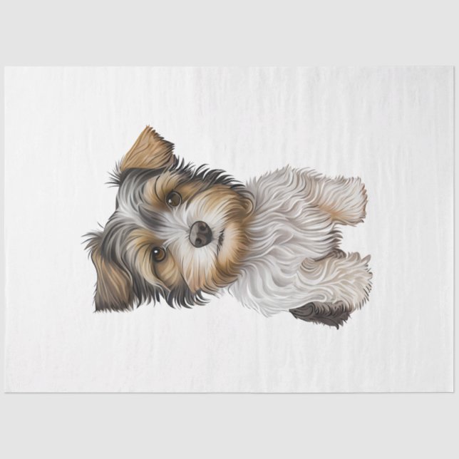 Papier Mousseline Une petite série de chiens Design 29 (Recto)