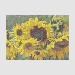 Papier Mousseline Une profusion d'art des tournesols absolument merv